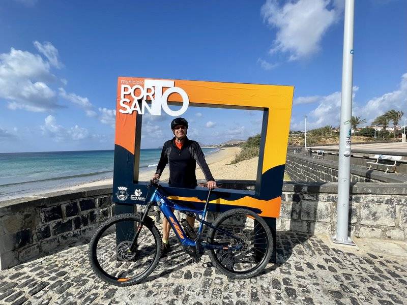 Rowerem na Porto Santo - malutkiej wyspie na Atlantyku